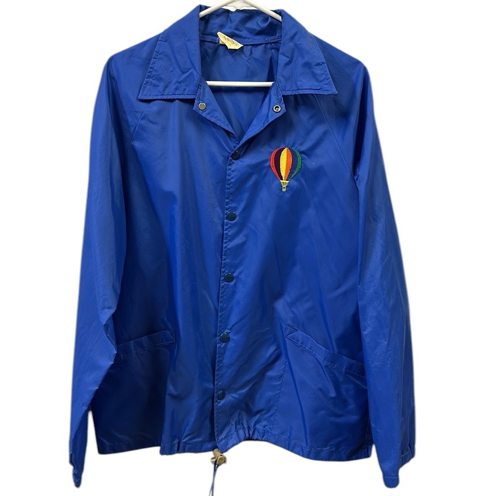 Hot Air Balloon Auburn Sportswear Vintage Windbreaker Jacket Embroidered Unisex